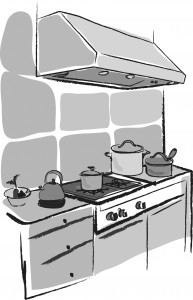 一級戰區：廚房。插圖張瓊如、仁逸弘