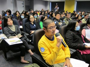 非營利組織夥伴與會分享經驗。Photo by chiang