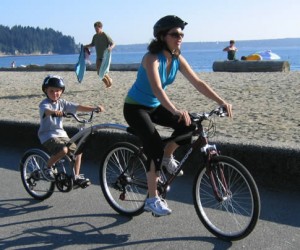 圖六：Trail-A-Bike。適合5歲以上幼童。