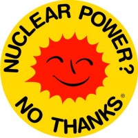 反核遊行中常見的「微笑的太陽」標誌