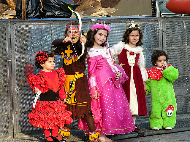 Cute Kids in Children's Costumes. Photo by epSos.de