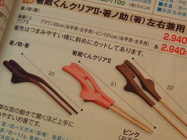 筷子輔具。圖片來源：http://photozou.jp/