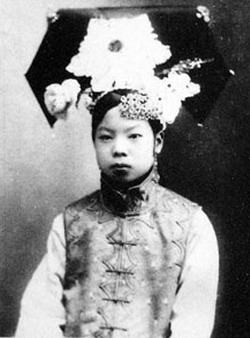 中國歷史上唯一與皇帝離婚的皇妃--文繡。網路截圖
