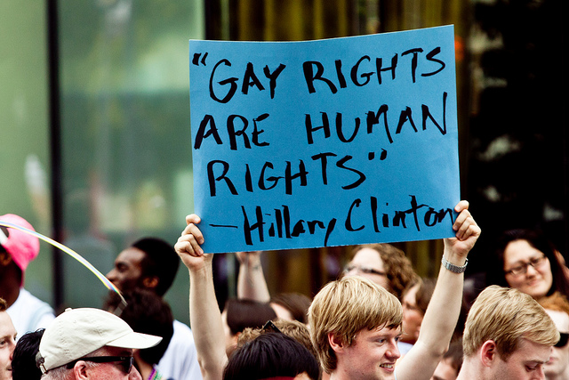 Gay Rights are Human Rights. flickr@ep_jhu　CC BY 2.0