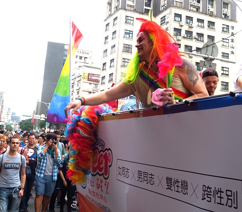了解跨性別朋友內心世界，不再有歧視。Photo by chiang in 同志大遊行
