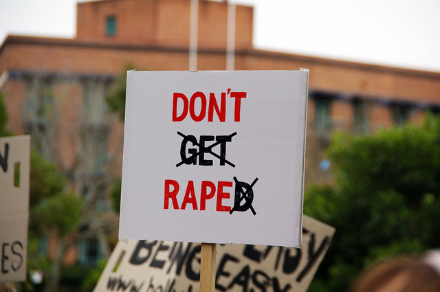 Don't rape. photo credit:flickr@Richard Potts　CC BY 2.0